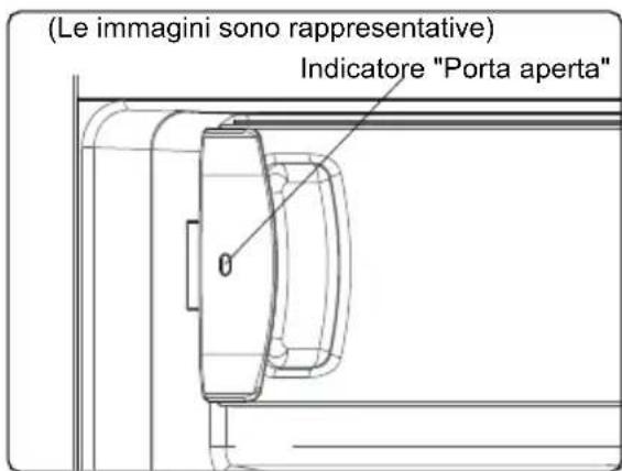 SHARP SJ-LD140E0XS-EU - Indicatore "Porta aperta"; - 1