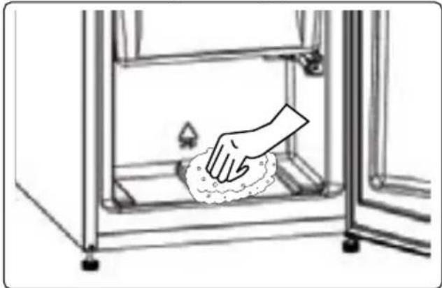 SHARP SJ-LD140E0XS-EU - Freezer defrosting process - 1