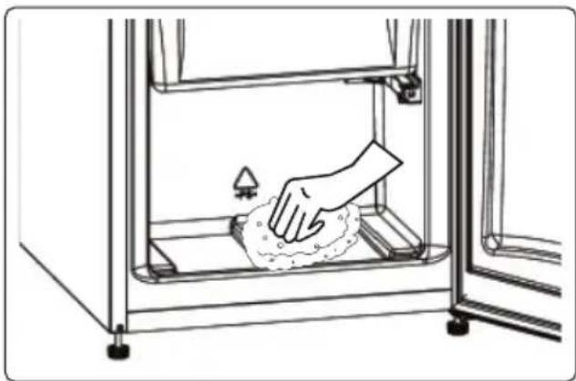 SHARP SJ-LD110E0XS-EU - Freezer defrosting process - 1