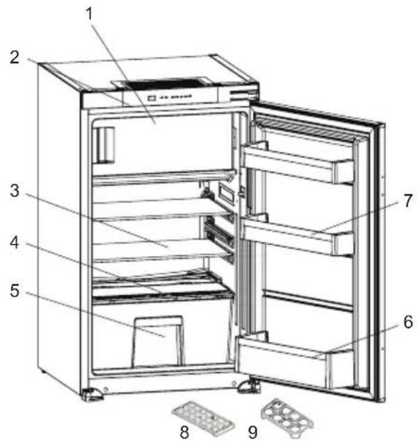 SHARP SJ-LD110E0XS-EU - DESCRIZIONE DELL'APPARECCHIO - 1