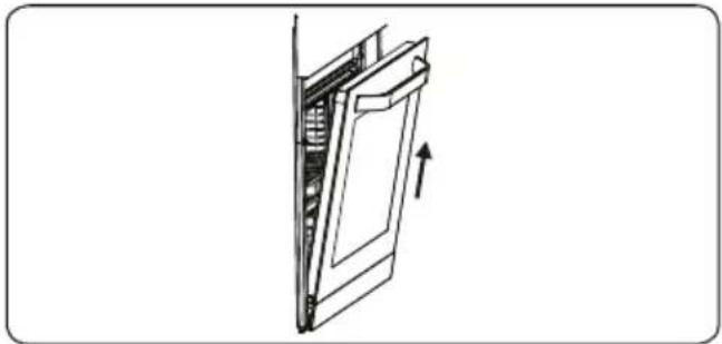 SHARP K-72P19INH-EU - Ausbauen der Backofentür - 3