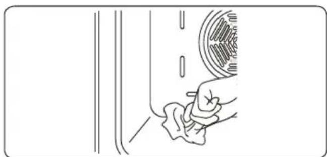 SHARP K-72P19INH-EU - Cleaning the Inside of the Oven - 1