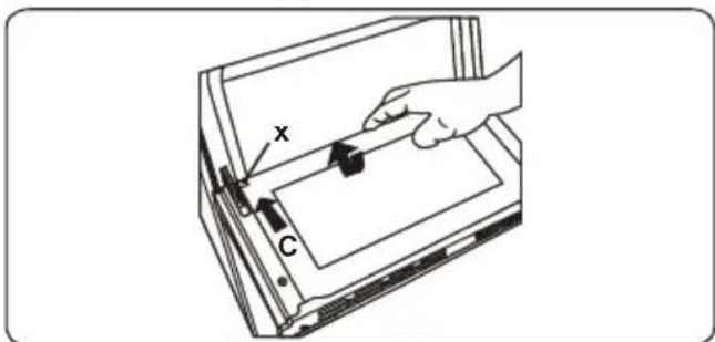 SHARP K-72P19INH-EU - Rimozione del vetro interno - 3