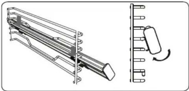 SHARP K-72P19INH-EU - Telescopic rails - 2
