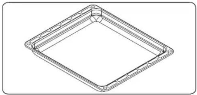 SHARP K-72P19INH-EU - Tiefe Fettpfanne - 1