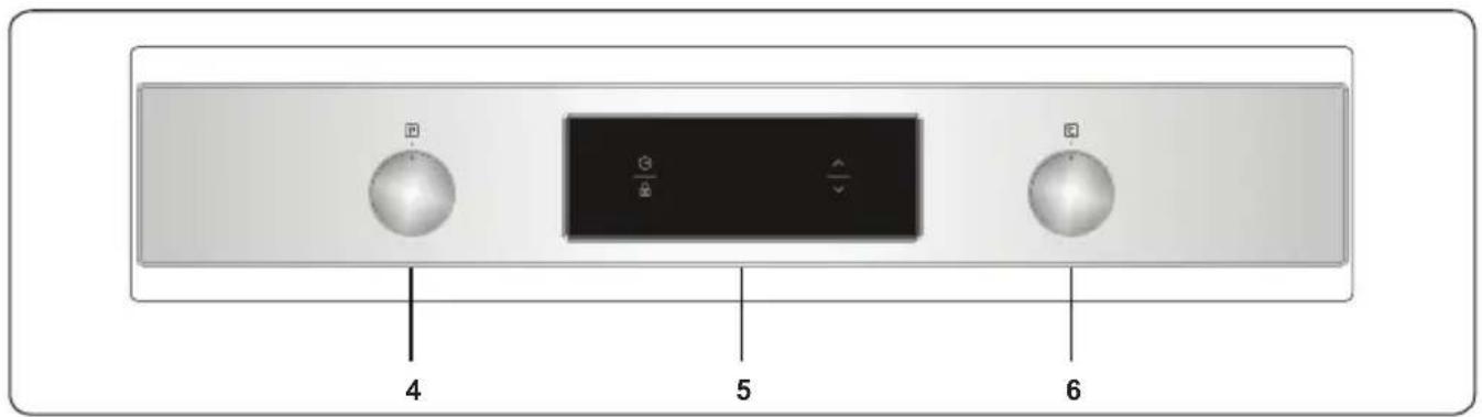 SHARP K-70P19BNH-EU - Pannello dei comandi - 1
