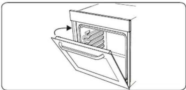 SHARP K-70P19BNH-EU - Porte du four à fermeture silencieuse - 1