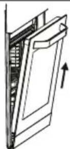 SHARP K-70P19BNH-EU - Rimozione dello sportello del forno - 3