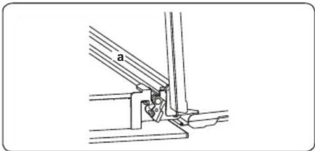 SHARP K-70P19BNH-EU - Extracción de la puerta del horno - 2