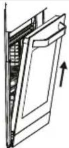 SHARP K-70P19BNH-EU - Démontage de la porte du four - 1