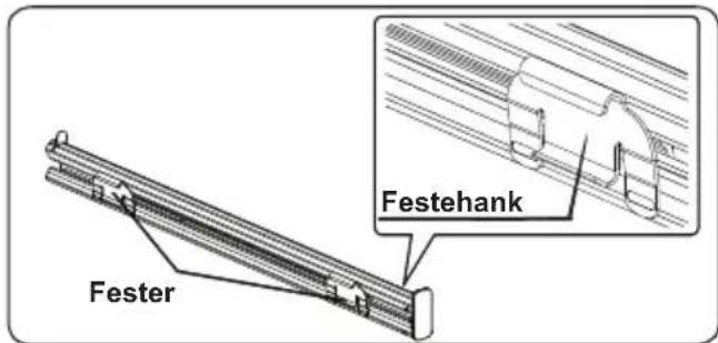 SHARP K-70P19BNH-EU - Rist med EasyFix teleskopisk skinne med full utvidelse - 2