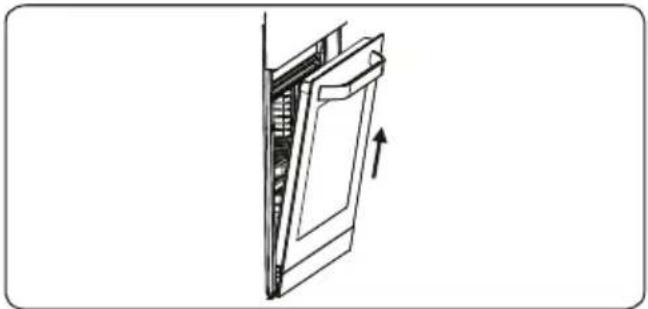 SHARP K-70P19BNH-EU - Отстраняване на вратата на фурната - 3