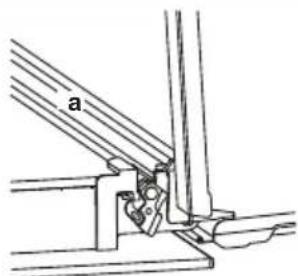SHARP K-70P19INH-EU - Ausbauen der Backofentür - 2