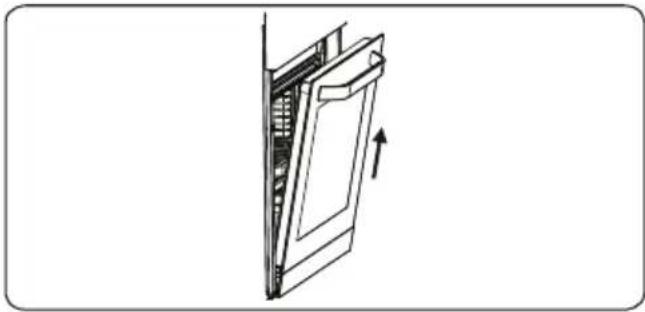 SHARP K-70P19INH-EU - Extracción de la puerta del horno - 3