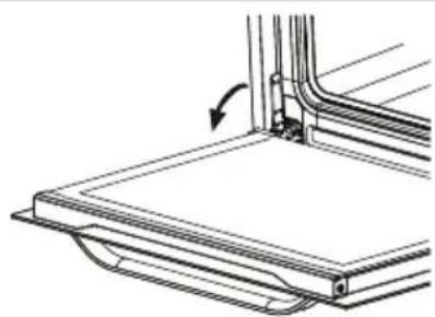 SHARP K-70P19INH-EU - Fjerne ovnsdøren - 1