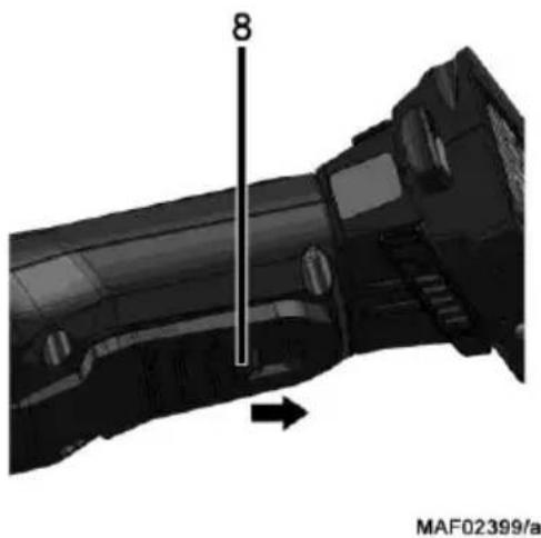 Mafell RF 34-18 - Zapnutí a vypnutí - 1