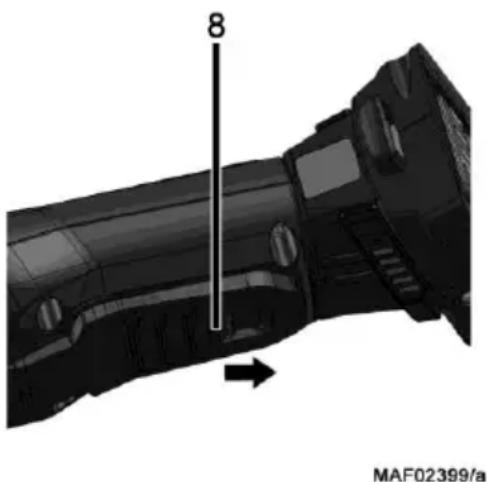 Mafell RF 34-18 - Включение и выключение - 1