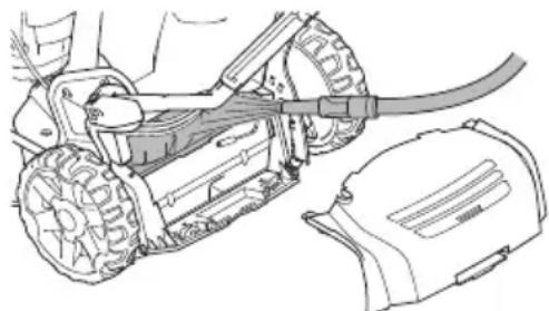 HUSQVARNA LC 348VI - Čištění skříně převodovky. - 1