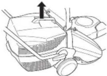 HUSQVARNA LC 348VI - Fit the mulching plug in place. - 1