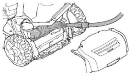 HUSQVARNA LC 348VI - Čistenie skrine prevodovky. - 1