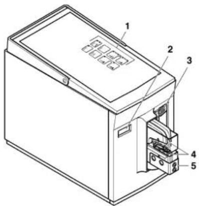 Phoenix Contact CF 500-230V - Επισκόπηση των εξαρτημάτων χειρισμού - 1