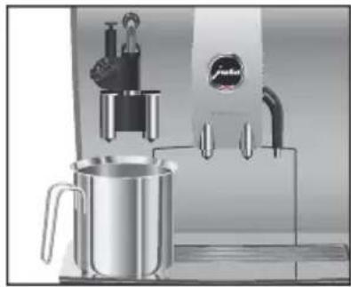 JURA IMPRESSA Z5 Generation II - Rinçage de la buse Cappuccino sur demande - 1