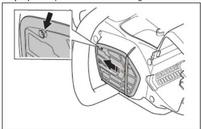 HUSQVARNA 540i XP G - Pour installer le capot de prise d'air - 2