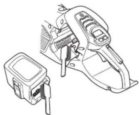 HUSQVARNA 540i XP G - So überprüfen Sie den Akku und das Akkufach - 1