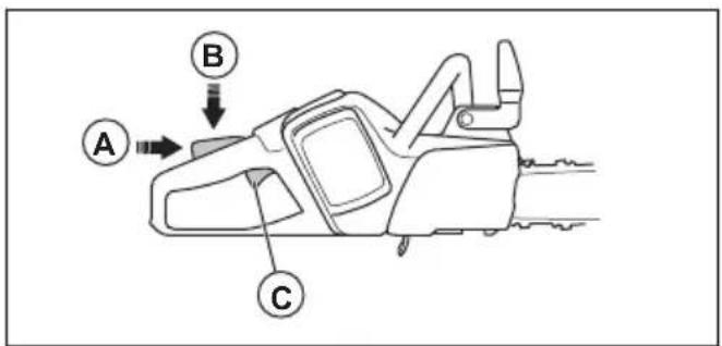 HUSQVARNA 540i XP G - Vergrendeling voedingsschakelaar - 1