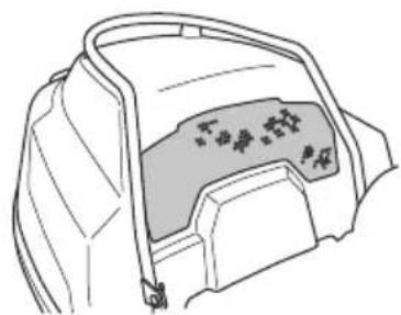 HUSQVARNA R 418Ts AWD - Koelluchtinlaat van motor reinigen, R 422Ts AWD - 2
