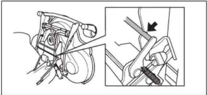 HUSQVARNA R 418Ts AWD - So bringen Sie das Mähdeck in die Mähposition - 1