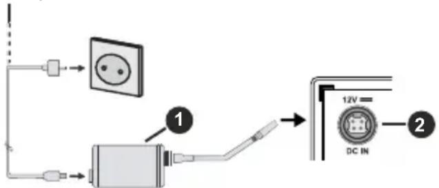 LENCO DVL-2483BK - Alimentation électrique - 1