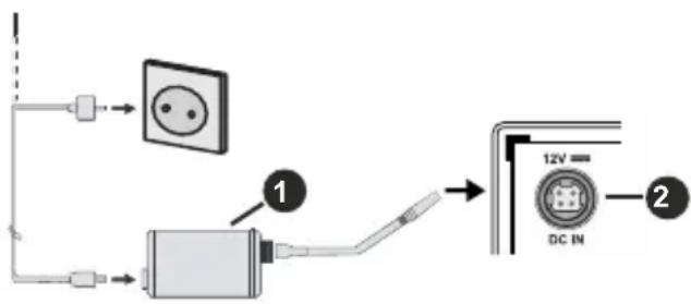 LENCO DVL-2483BK - Stroomaansluiting - 1