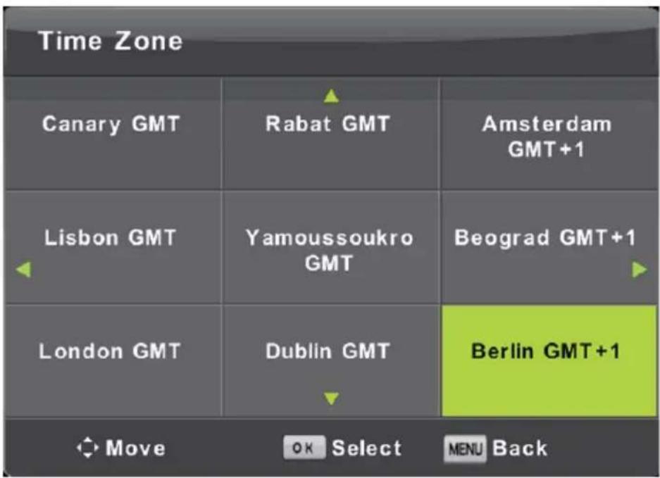 LENCO DVL-1662BK - Time Zone - 1