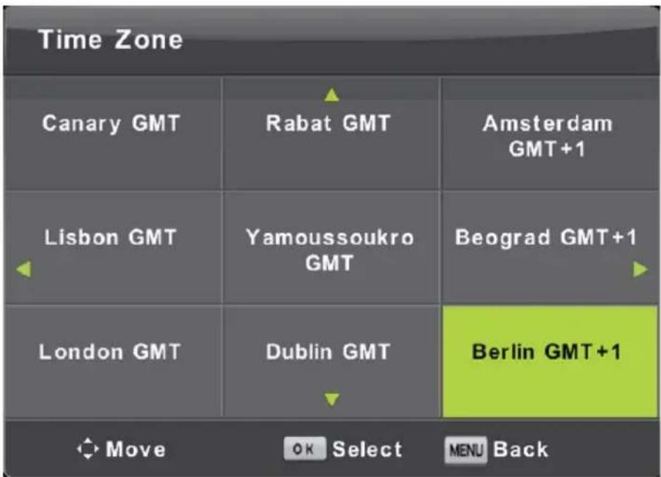 LENCO DVL-1662BK - Time Zone (Zona hora) - 1