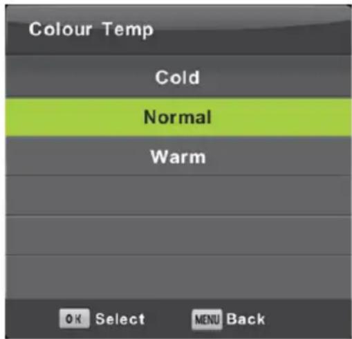 LENCO DVL-1662BK - Color Temp (Temperatura del color) - 1