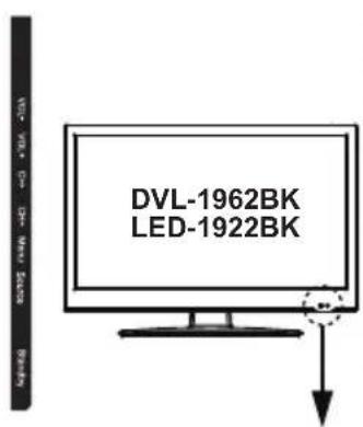 LENCO DVL-1662BK - Advertencia - 1