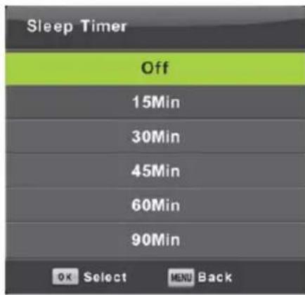 LENCO DVL-1662BK - Sleep Timer - 1