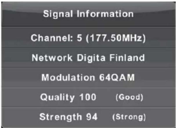 LENCO DVL-1662BK - Signaalinformatie - 1