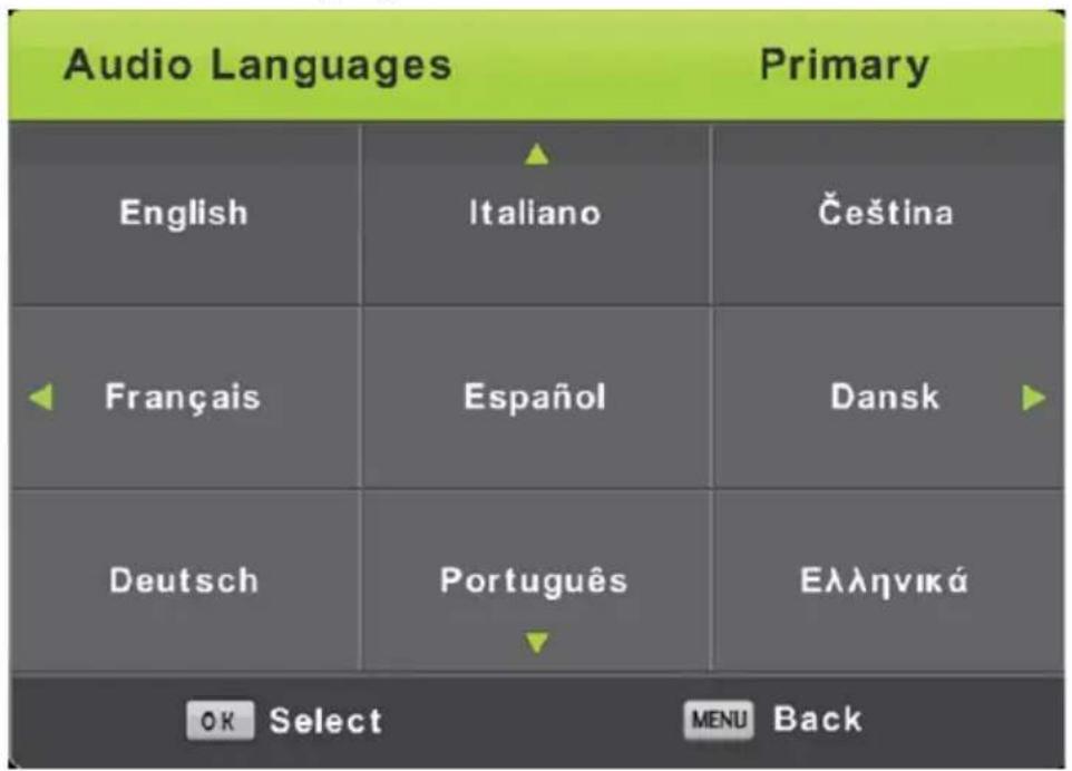 LENCO DVL-1662BK - Audio Languages - 1