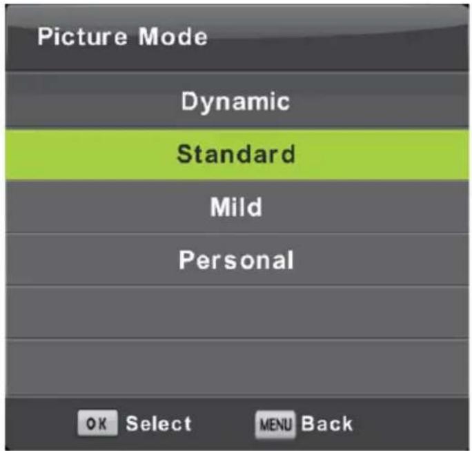 LENCO DVL-1662BK - Picture Mode (Beeldmodus) - 1