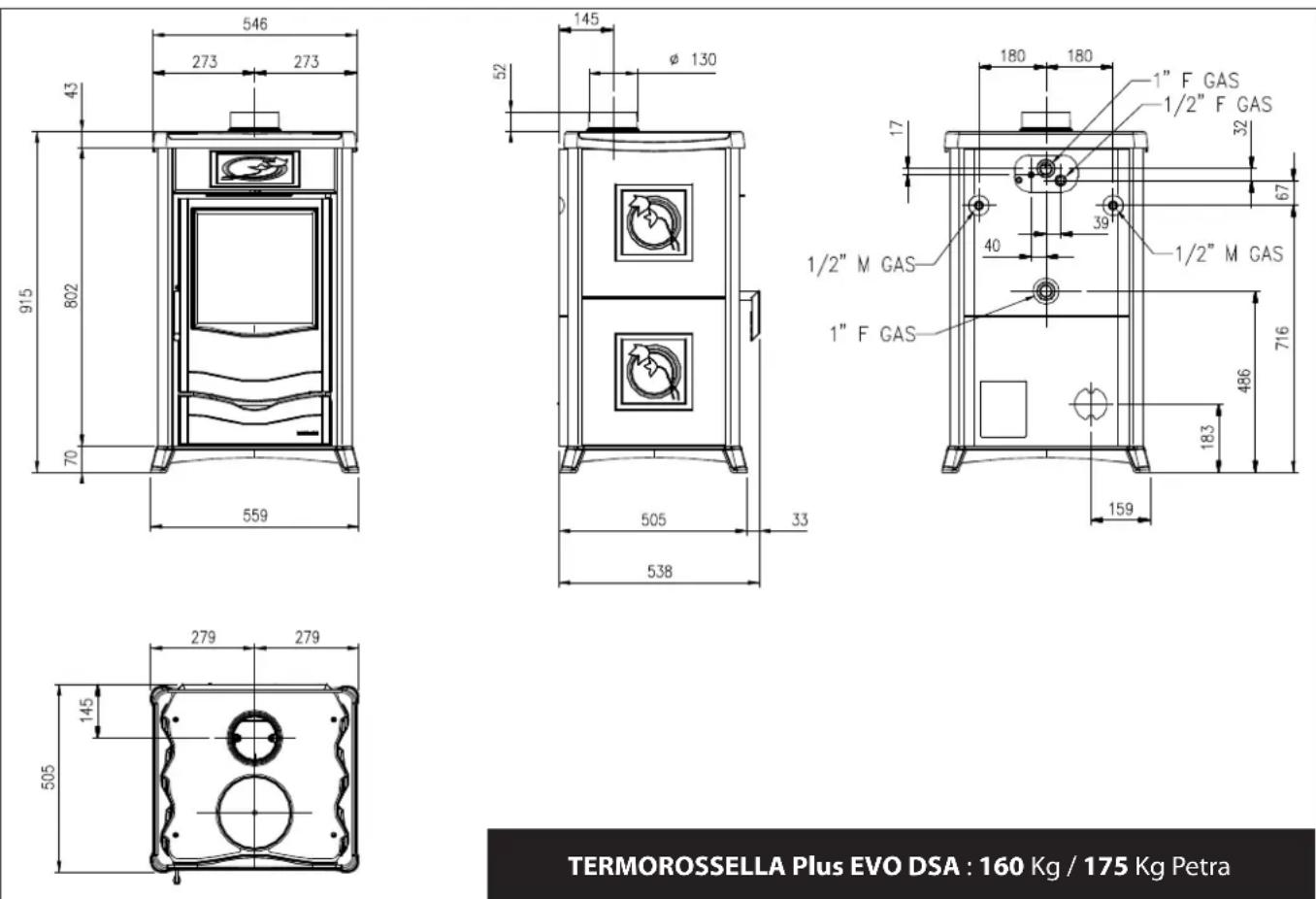 La Nordica TermoNicoletta Evo D.S.A - COMBUSTIBLES ADMITIDOS / NO ADMITIDOS - 16