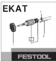 FESTOOL TXS Li 2 6-Plus - Pericolo di lesioni, scossa elettrica - 2