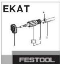 FESTOOL TXS Li 2 6-Plus - Verletzungsgefahr, Stromschlag - 2