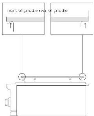 DCS GDE1-30 - Removing the griddle plate - 2