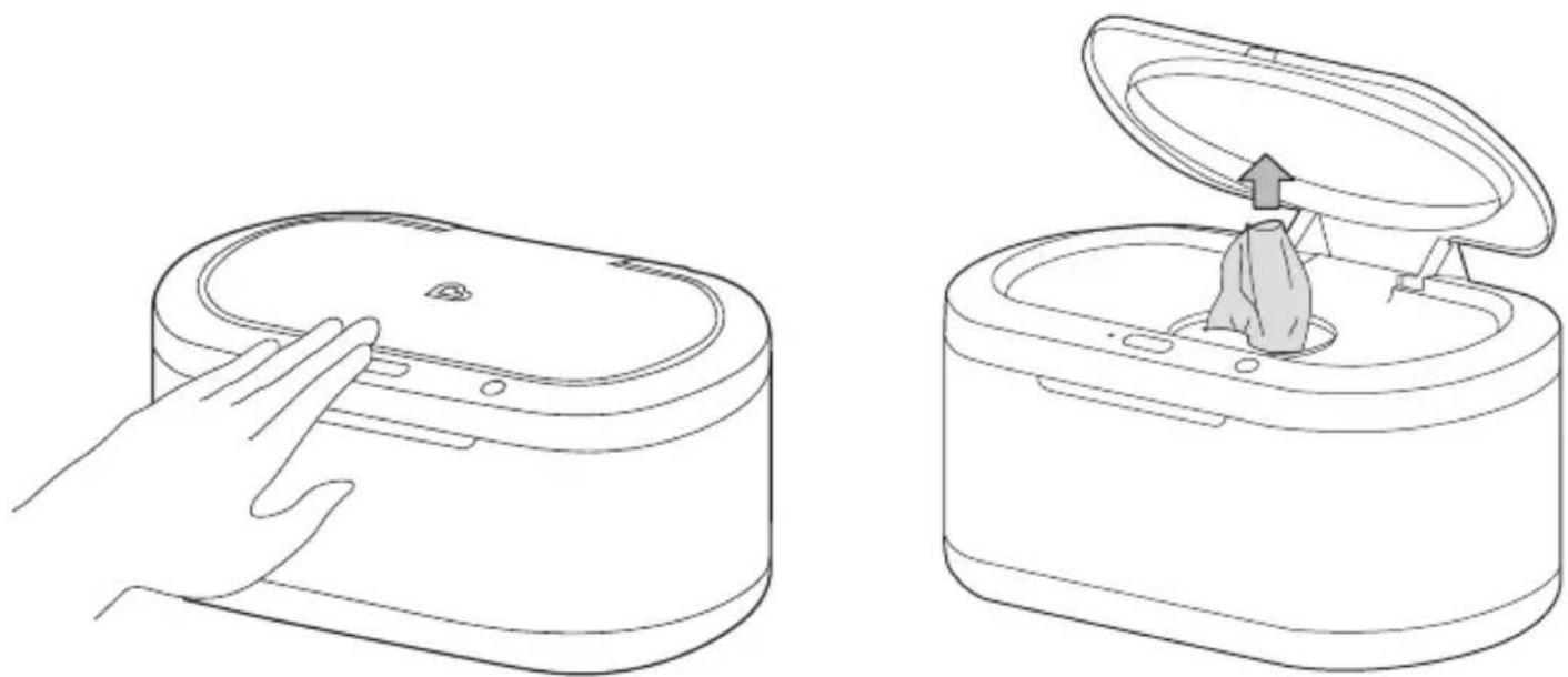 Munchkin Touch Free Wipe Warmer - USING THE TOUCH-FREE WIPE WARMER - 1
