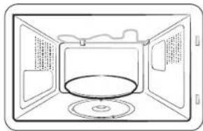 SAMSUNG MG32DG4524CTE1 - Utilização do prato de tostar - 1