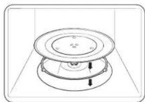 SAMSUNG MG32DG4524CTE1 - Plato giratorio - 1