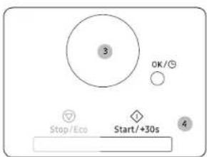 SAMSUNG MS23DG4504AGE - Druk op Microwave (Magnetron). - 2