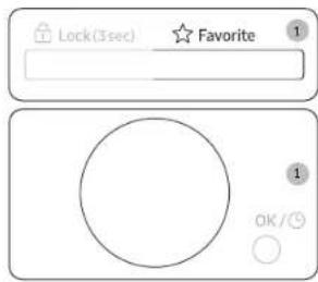 SAMSUNG MS23DG4504AGE - Pour utiliser le réglage des favoris - 1